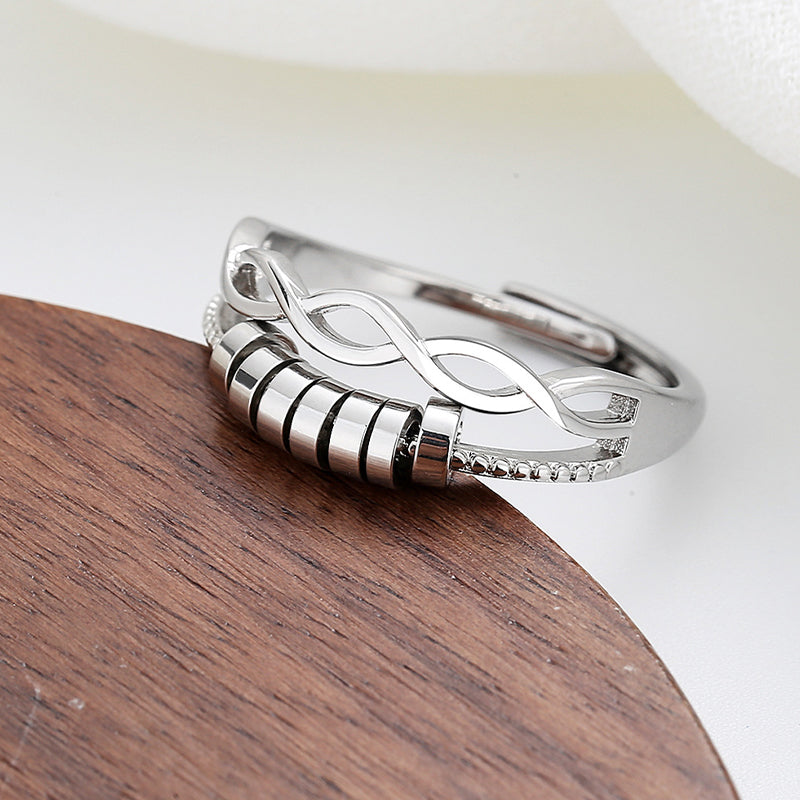 Drive Away Your Anxiety Infinity Fidget Ring - elehancea