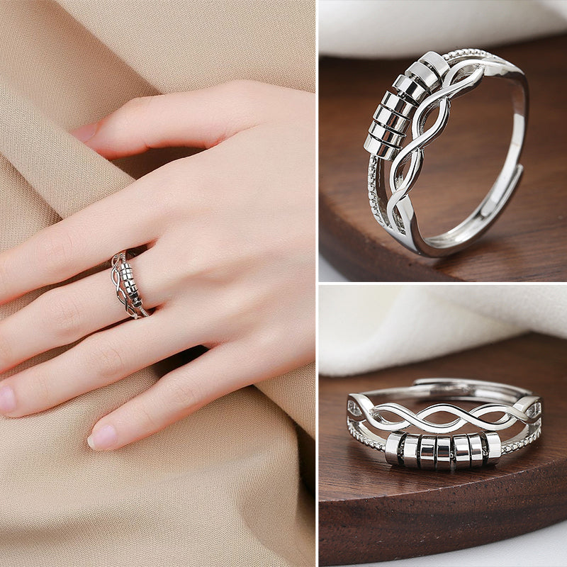 Drive Away Your Anxiety Infinity Fidget Ring - elehancea
