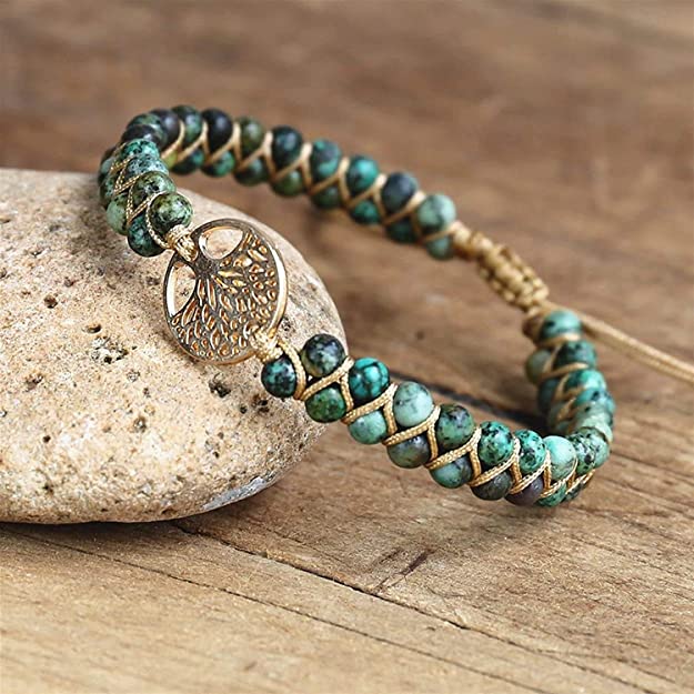 Handmade Natural Stone Boho Bracelet - elehancea