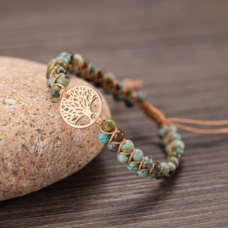 Handmade Natural Stone Boho Bracelet - elehancea