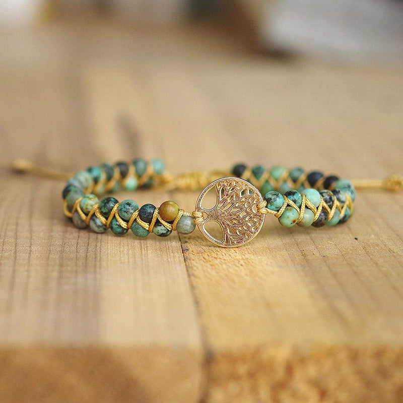 Handmade Natural Stone Boho Bracelet - elehancea