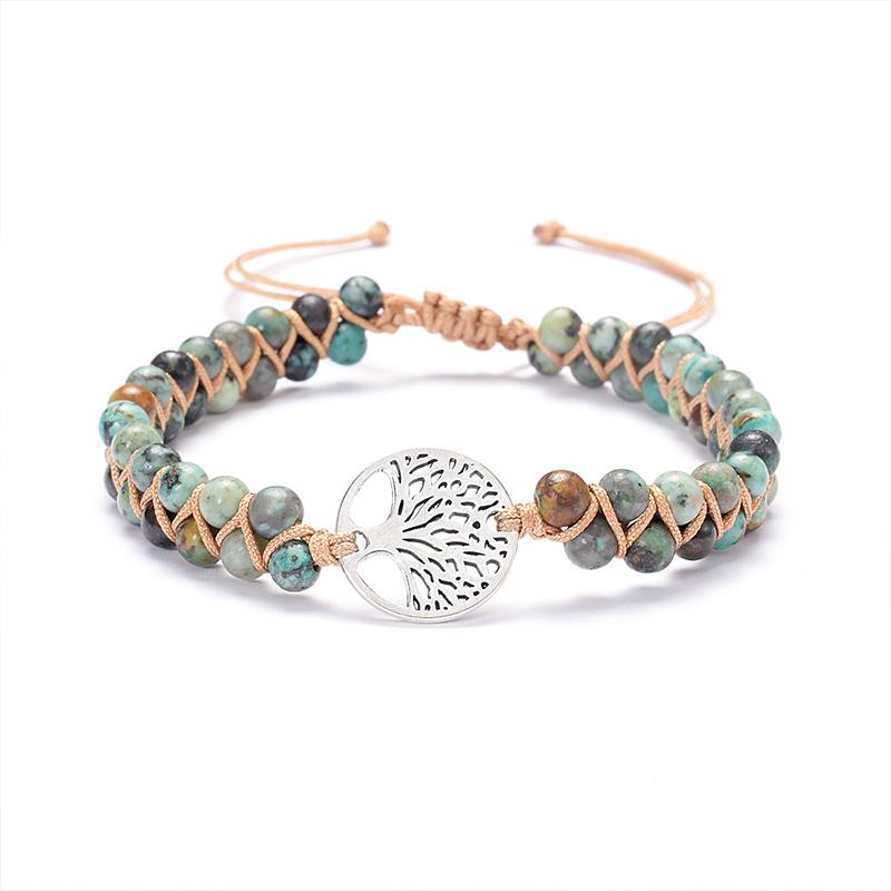 Handmade Natural Stone Boho Bracelet - elehancea