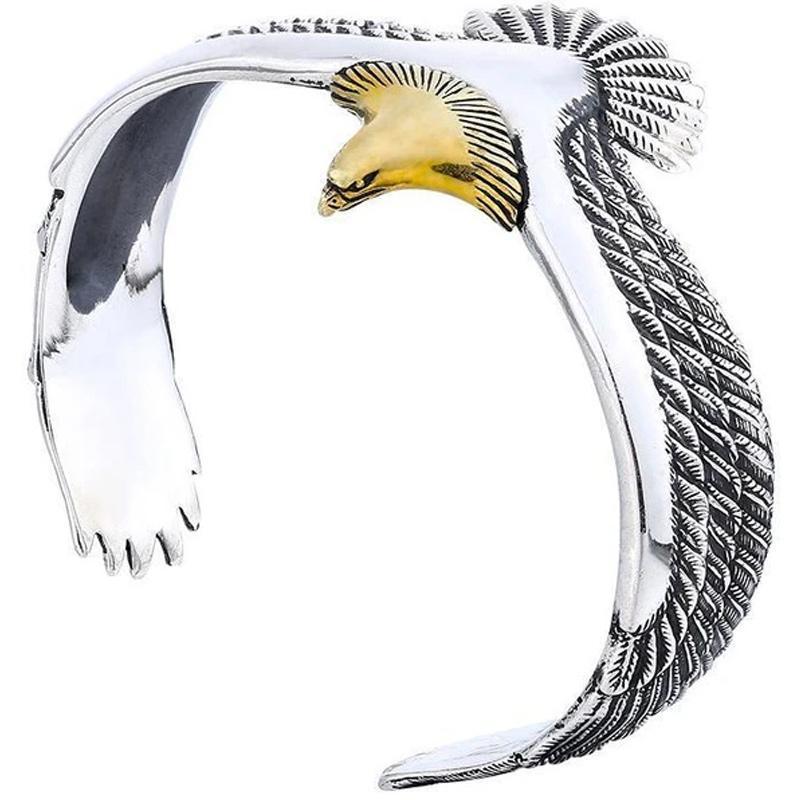 Silver Eagle Bracelet - elehancea