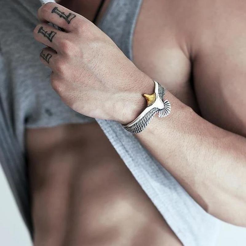 Silver Eagle Bracelet - elehancea