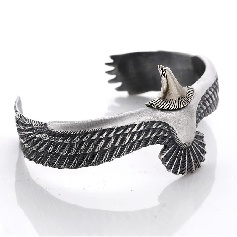 Silver Eagle Bracelet - elehancea
