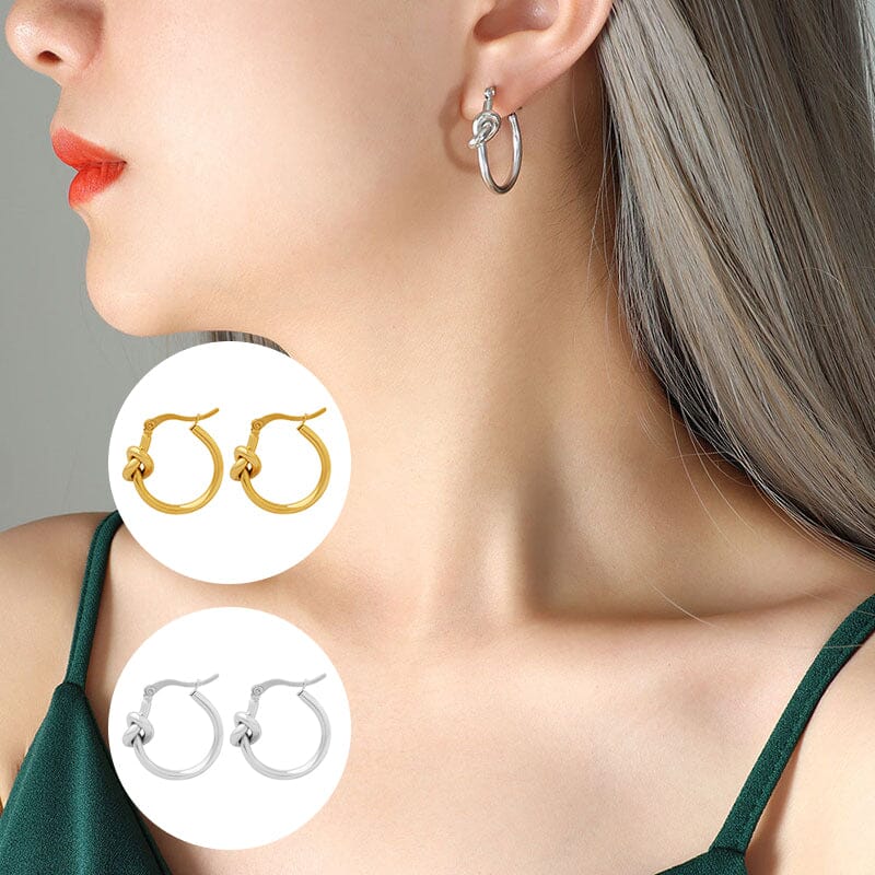 Unique Huggie Earrings - elehancea