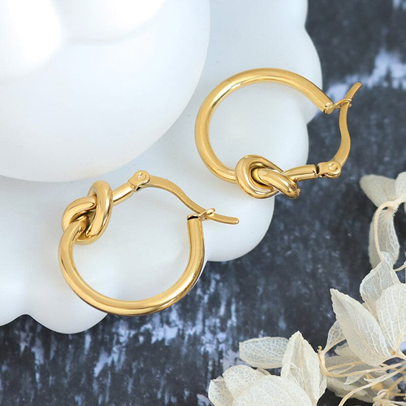 Unique Huggie Earrings - elehancea