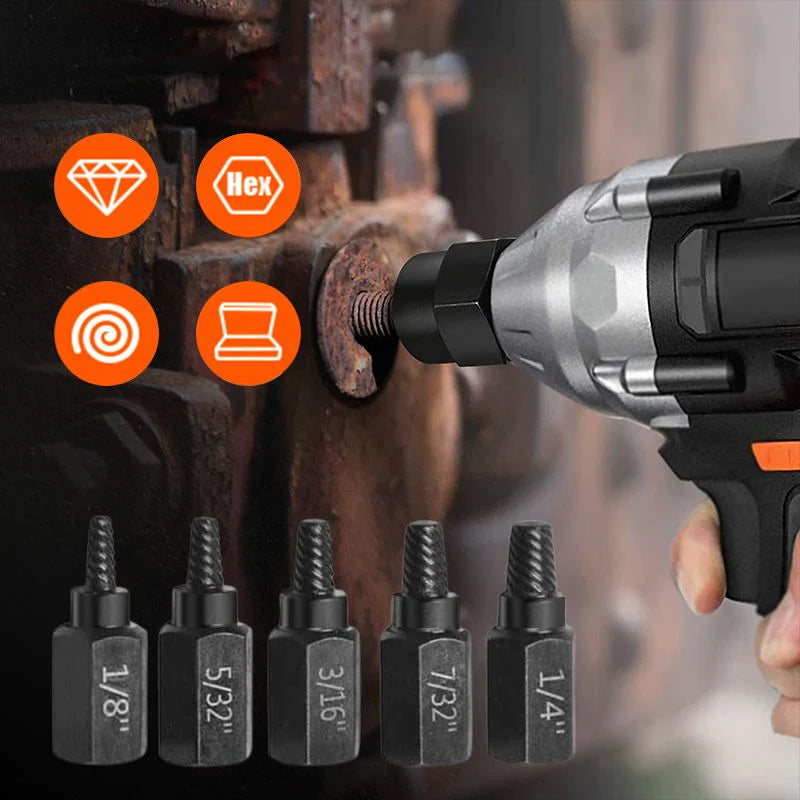 Screw and Bolt Extractor Set - elehancea