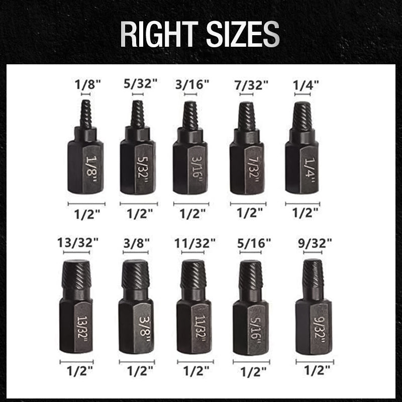 Screw and Bolt Extractor Set - elehancea