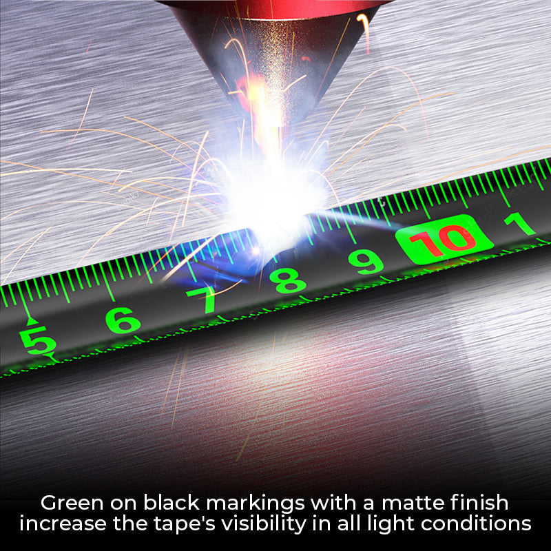 Fluorescent Steel Tape Measure - elehancea