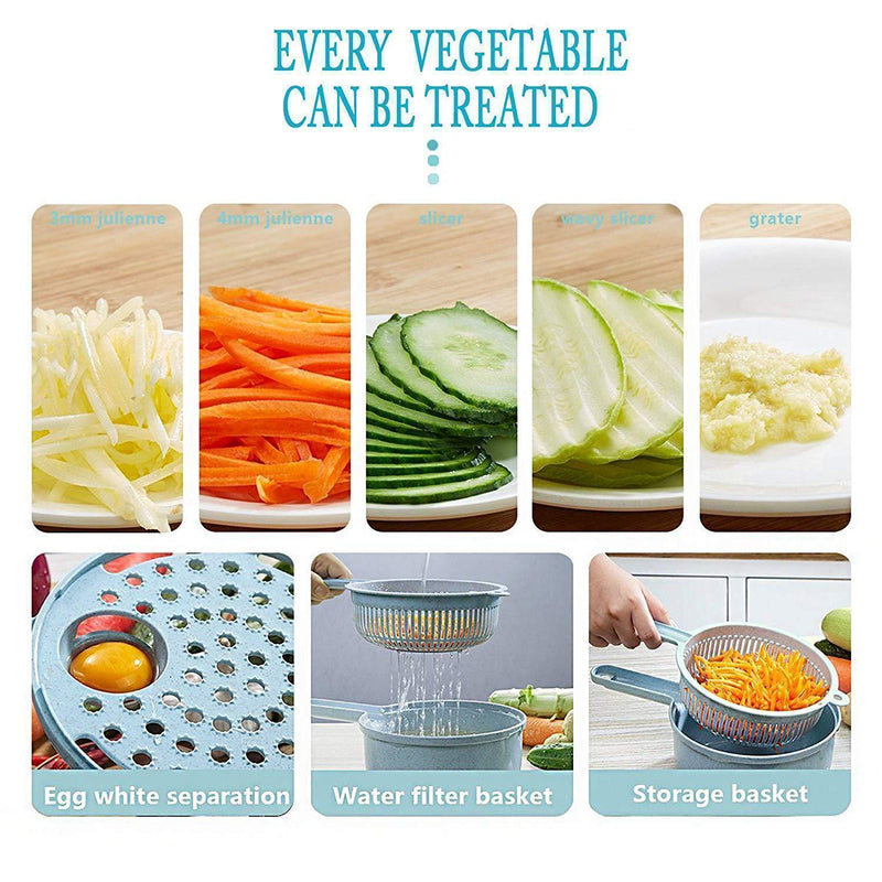 9 in 1 Multi-function Vegetable Slicer Set - elehancea