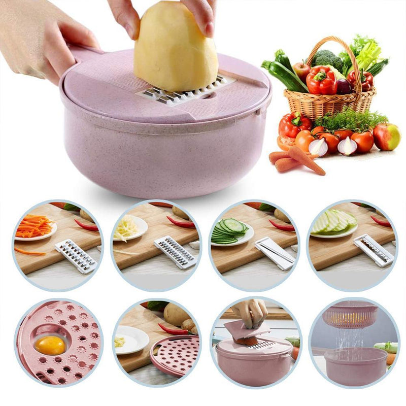9 in 1 Multi-function Vegetable Slicer Set - elehancea