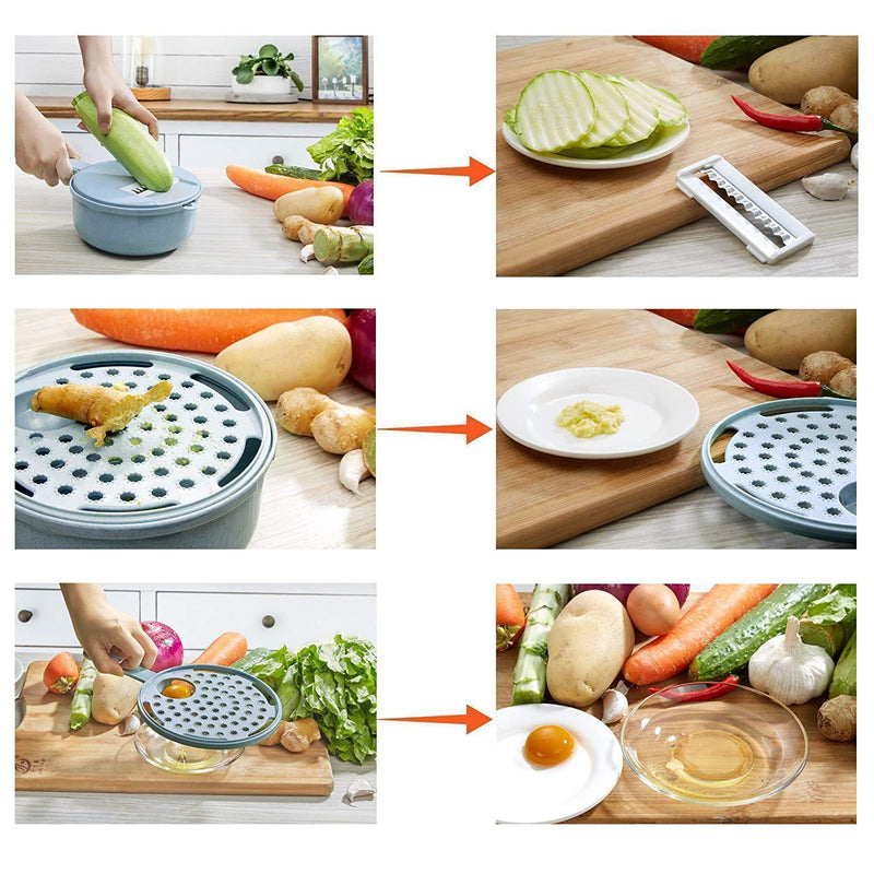 9 in 1 Multi-function Vegetable Slicer Set - elehancea