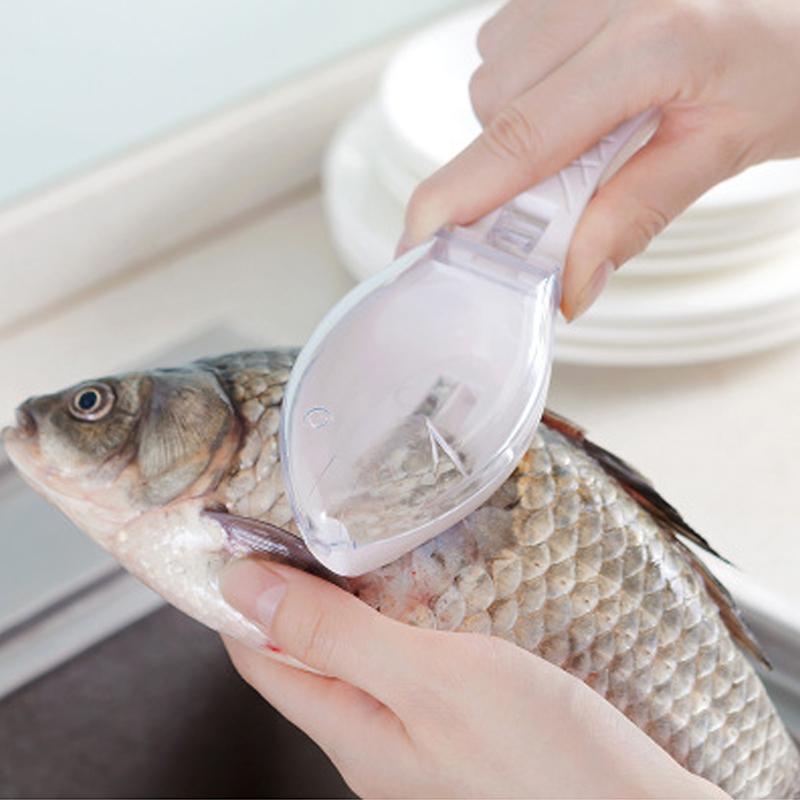 Fish Skin Scraping Scale Peeler - elehancea