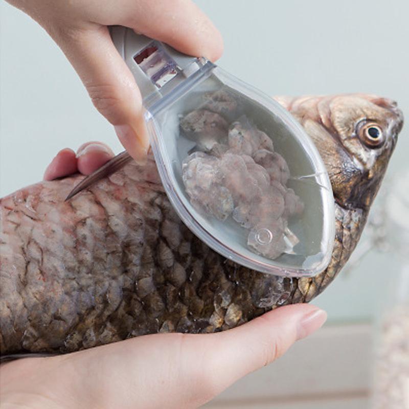 Fish Skin Scraping Scale Peeler - elehancea