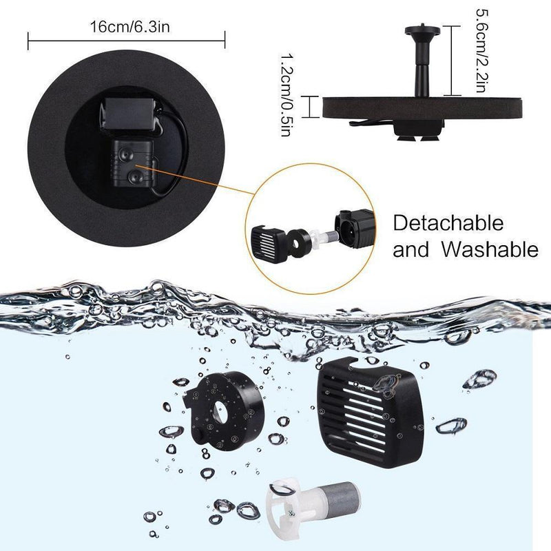 Solar Fountain Pump - elehancea