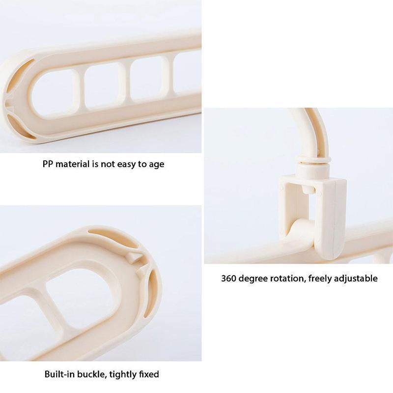 Rotate Anti-skid Folding Hanger - elehancea