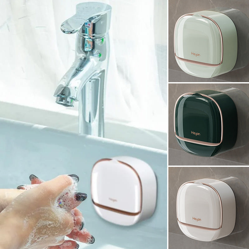 Waterproof Soap Dish With Drainage Box - elehancea