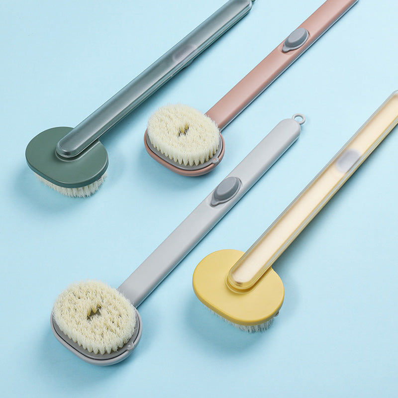 Long Handle Detachable Bath Massager Brush - elehancea