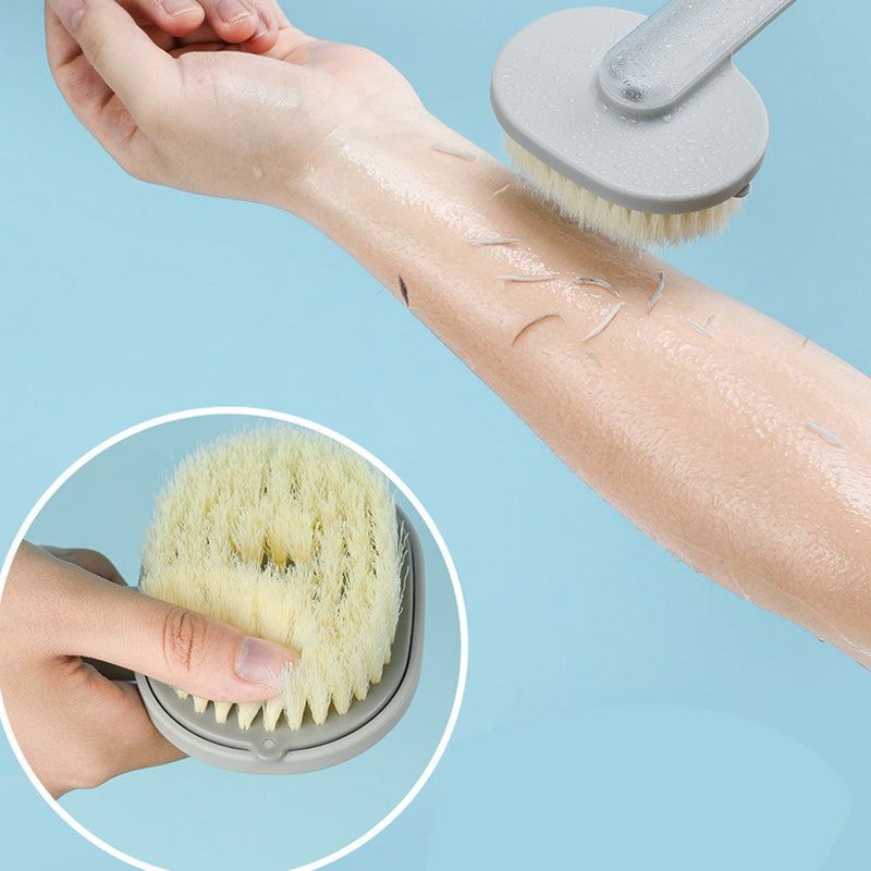 Long Handle Detachable Bath Massager Brush - elehancea