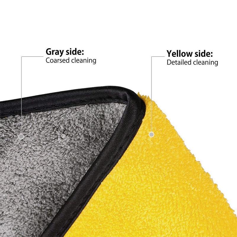 Double-sided Microfiber Absorbent Towel - elehancea