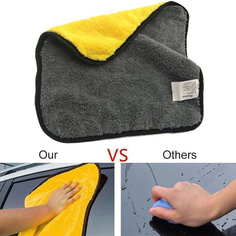 Double-sided Microfiber Absorbent Towel - elehancea