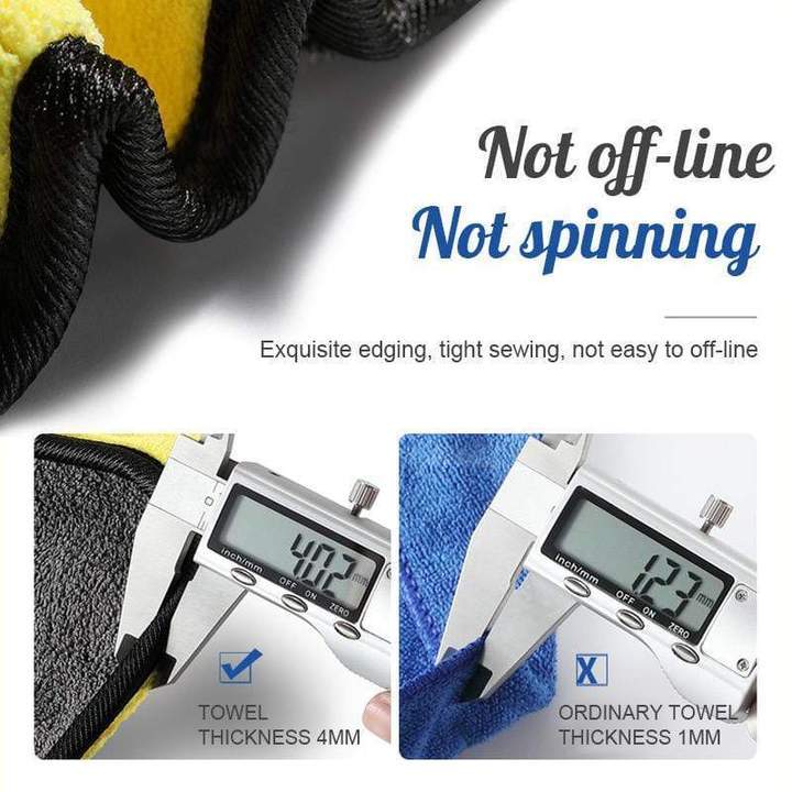 Double-sided Microfiber Absorbent Towel - elehancea