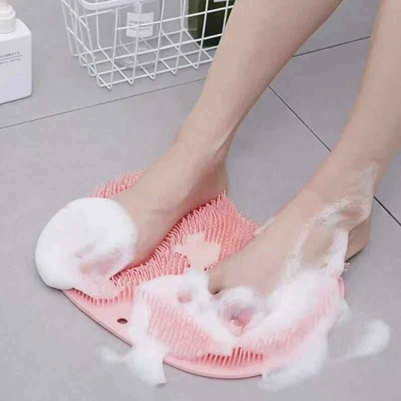 Shower Foot & Back Scrubber, Massage Pad - elehancea