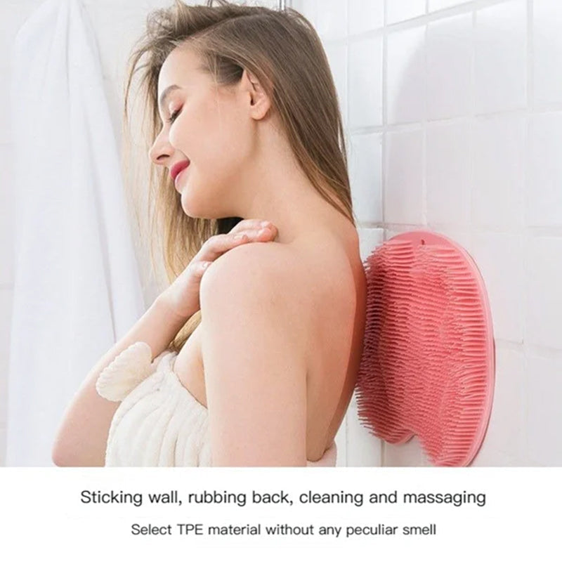Shower Foot & Back Scrubber, Massage Pad - elehancea