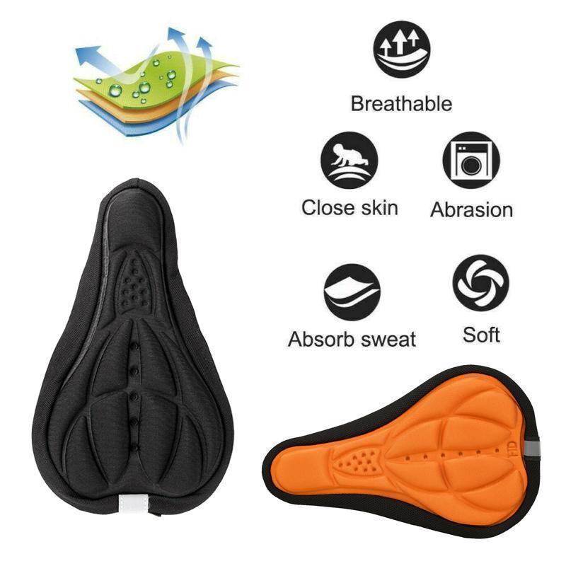 3D Silicone Soft Bike Seat Saddle Cover - elehancea
