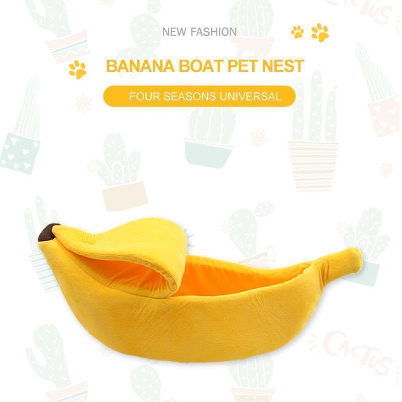Banana Pet Bed - elehancea