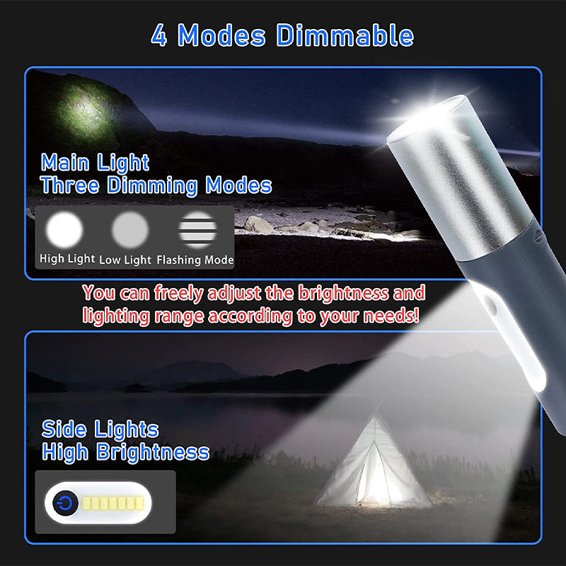LED Rechargeable Flashlights - elehancea