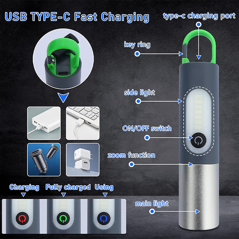 LED Rechargeable Flashlights - elehancea