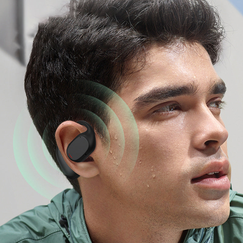 Wireless Ear Hanging Bluetooth Headset - elehancea