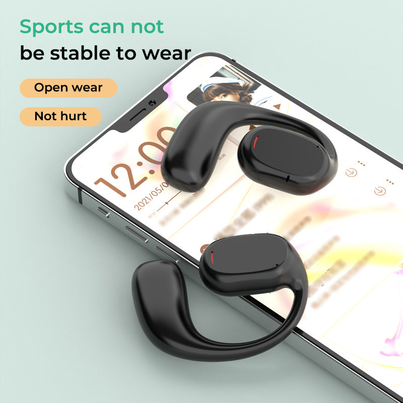 Wireless Ear Hanging Bluetooth Headset - elehancea