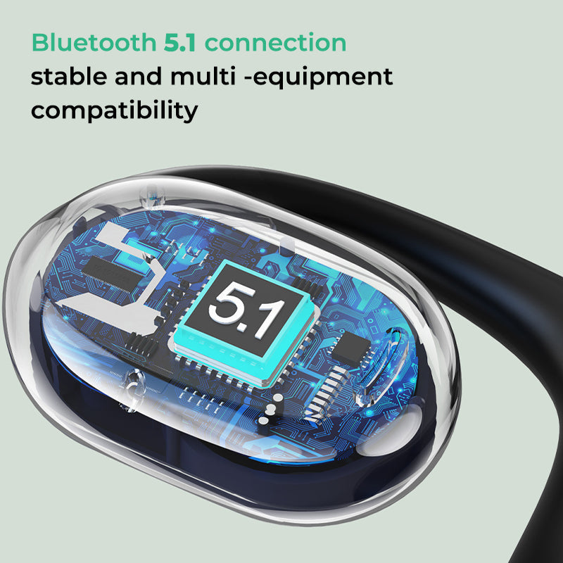 Wireless Ear Hanging Bluetooth Headset - elehancea