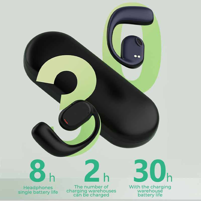Wireless Ear Hanging Bluetooth Headset - elehancea