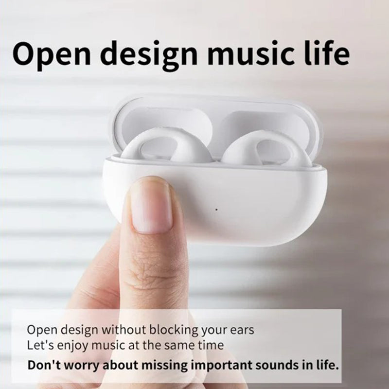 Wireless Ear Clip Bone Conduction Headphones - elehancea