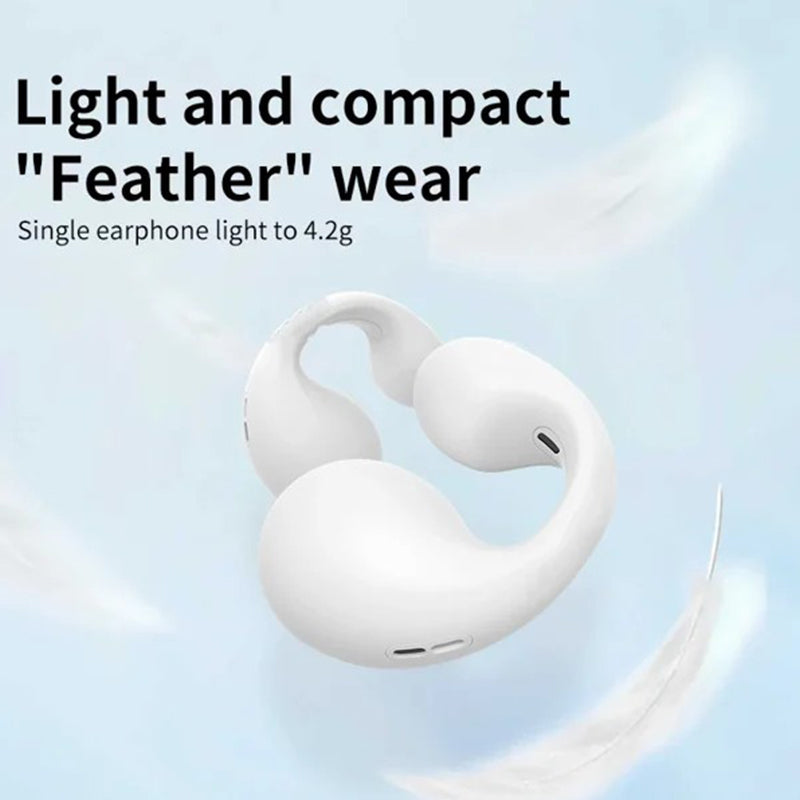 Wireless Ear Clip Bone Conduction Headphones - elehancea
