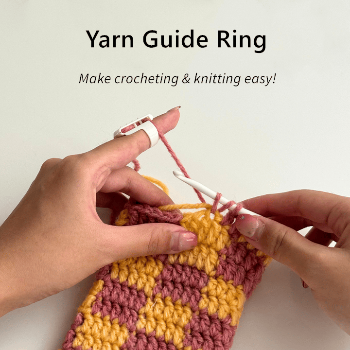 Yarn Guide Ring Crochet Knitting Tool - elehancea