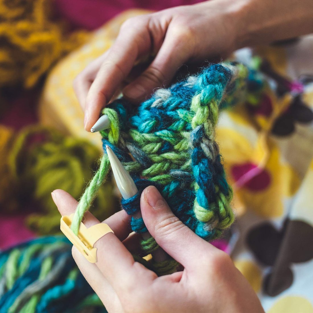Yarn Guide Ring Crochet Knitting Tool - elehancea