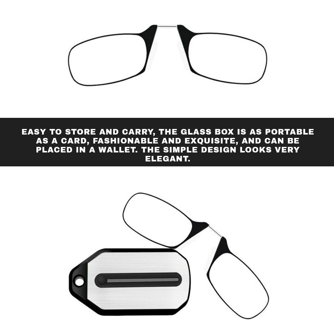 Mini Nose Clip Reading Glasses - elehancea