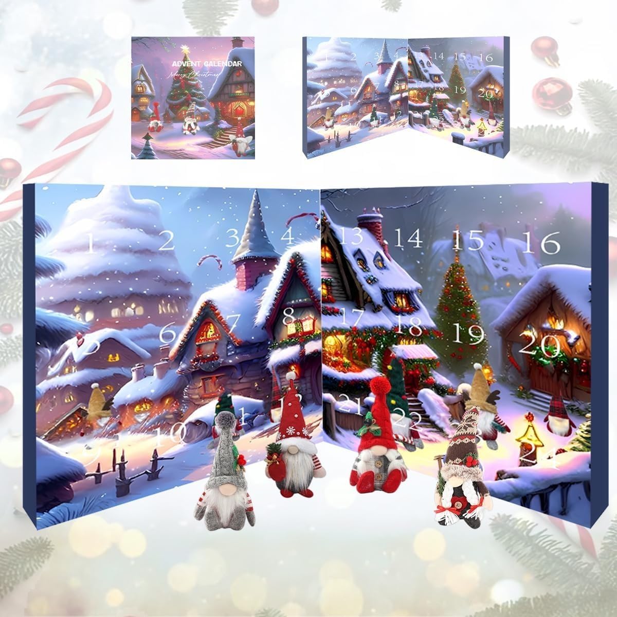 🎅2024 Christmas Gnome Advent Calendar - elehancea