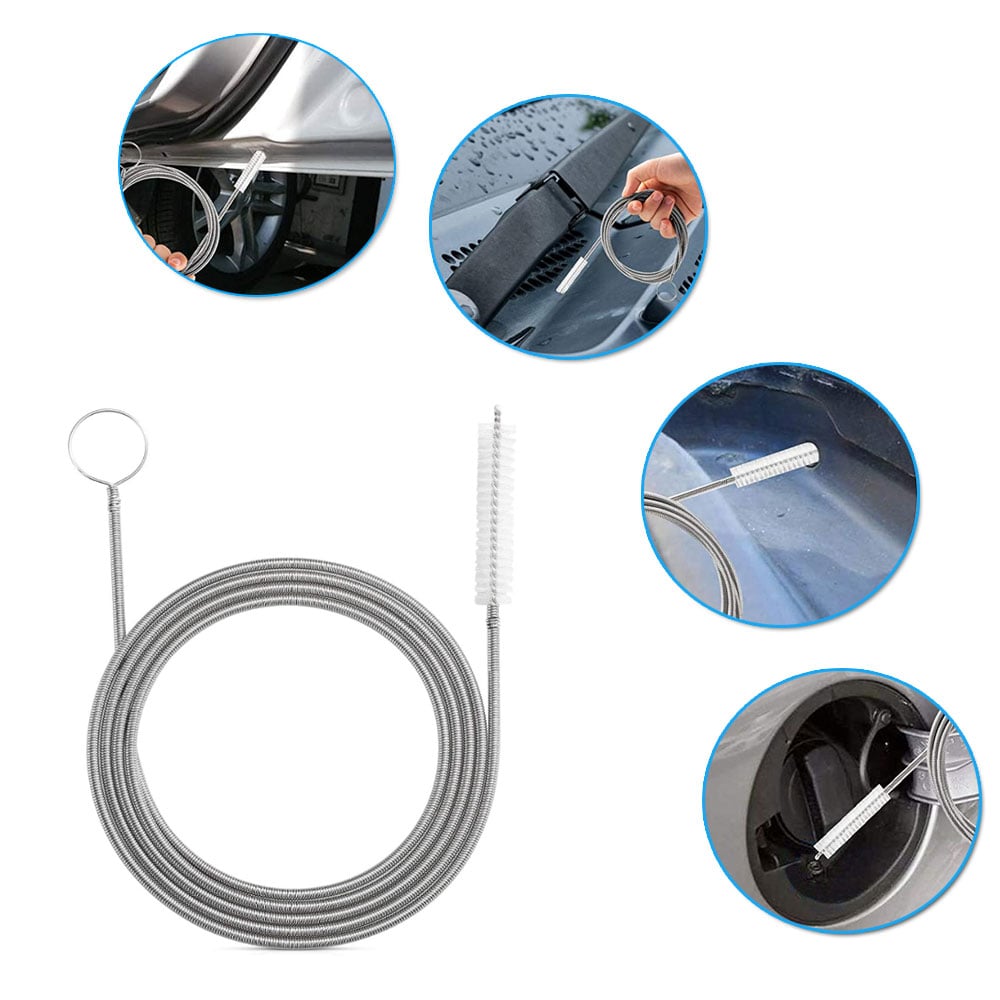 Car Drain Dredge Cleaning Scrub Brush - elehancea