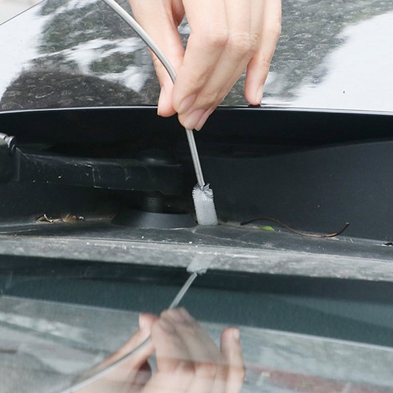 Car Drain Dredge Cleaning Scrub Brush - elehancea