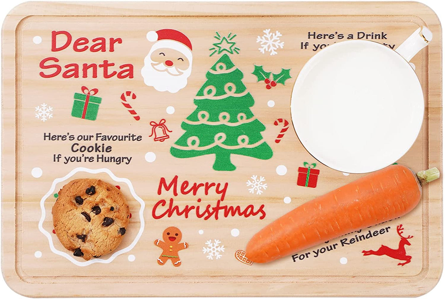 Christmas Eve Treat Tray/board Personalised