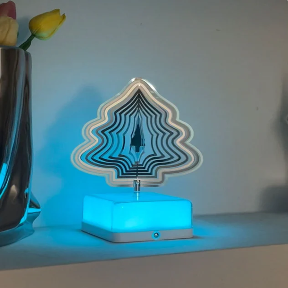 3D Unique Rotating Table Lamp