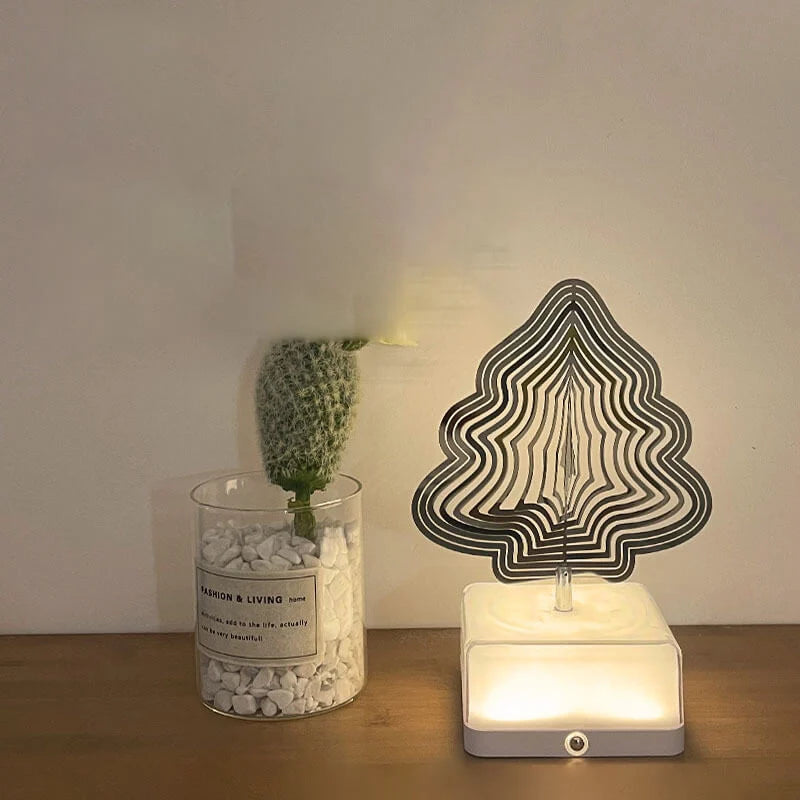 3D Unique Rotating Table Lamp