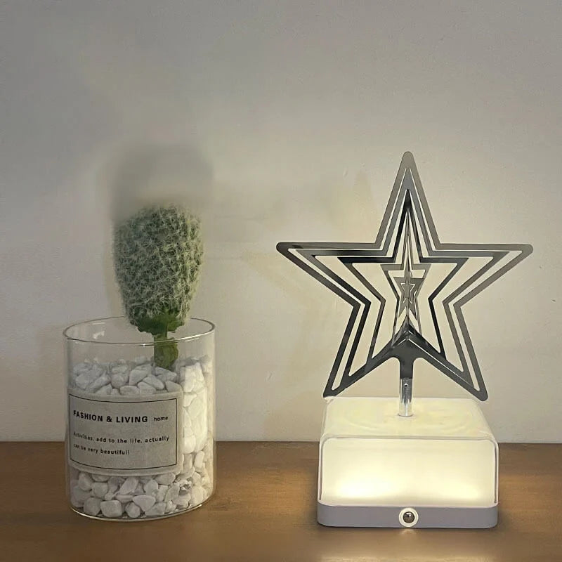 3D Unique Rotating Table Lamp