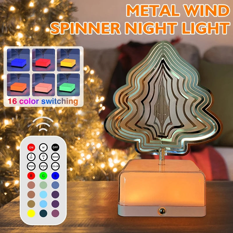 3D Unique Rotating Table Lamp